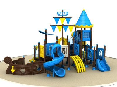 Parque de diversiones plástico grande del patio al aire libre de los niños TQ-HD147-1